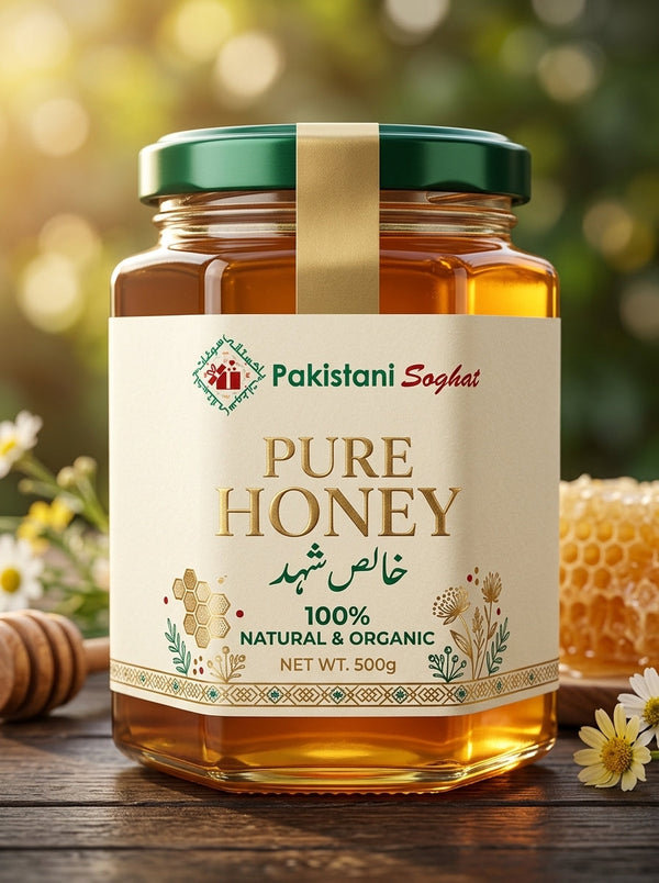 Pure Organic Berry Honey | Beri ka Khalis Desi Shahid Export Quality